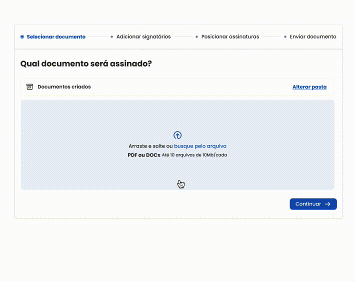 Criação de docs Criação de docs