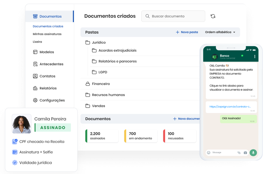 Plataforma de assinatura eletrônica e digital com validade jurídica